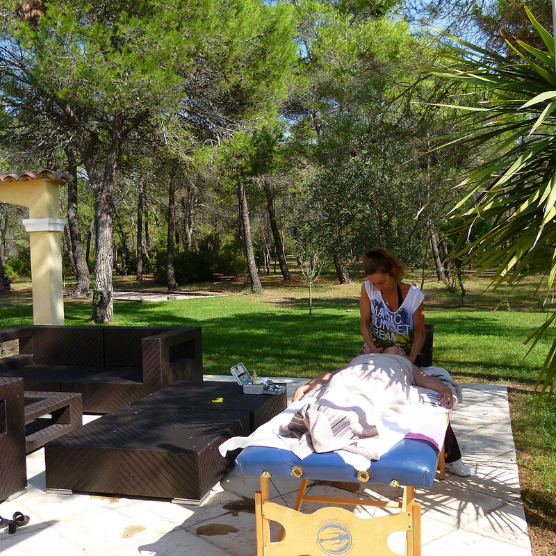 Séance de massage
